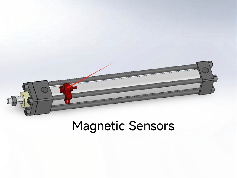 Tie rod hydraulic cylinder