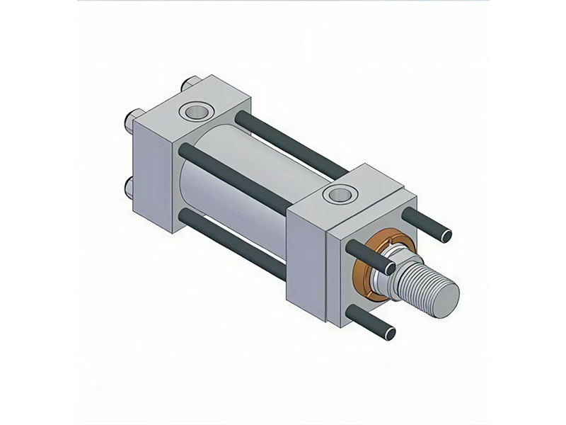 Tie rod hydraulic cylinder
