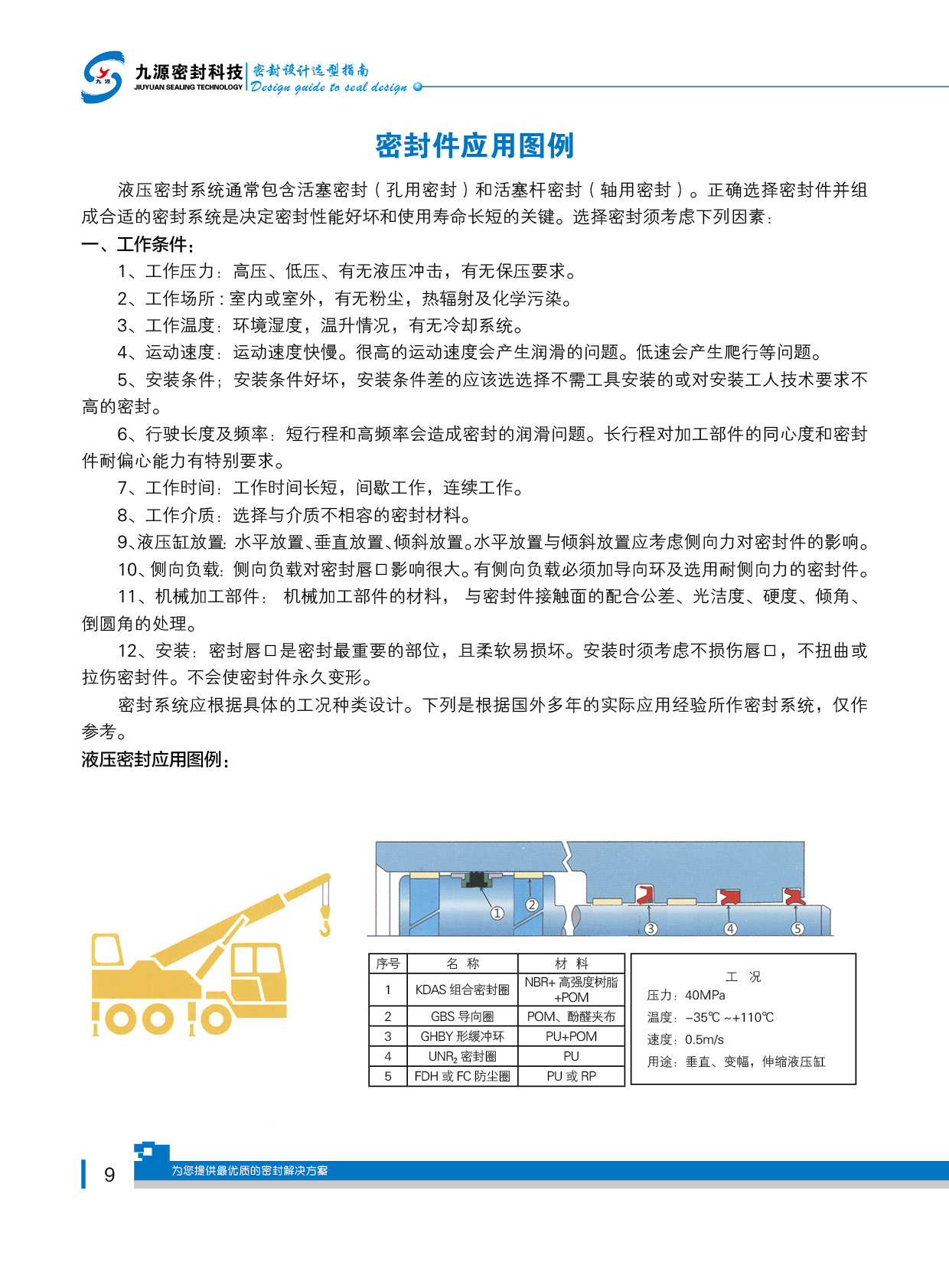 密封件应用图例