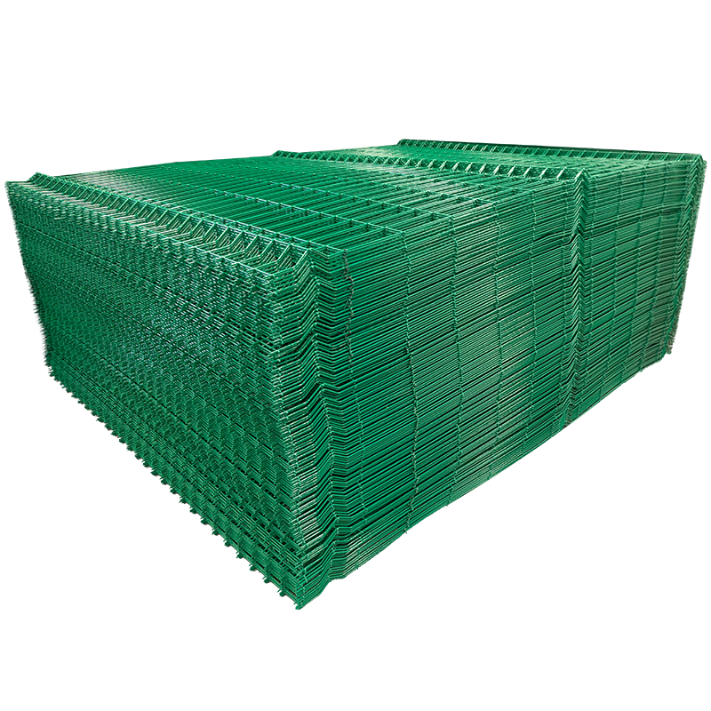 Green Coated Fence Panel