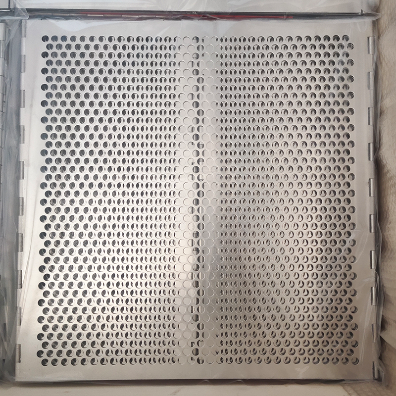 Punched metal box