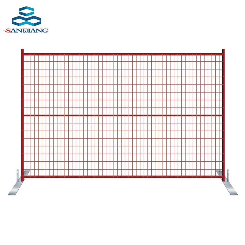 Temporary Fence-Spray Painted Coated Guardrail