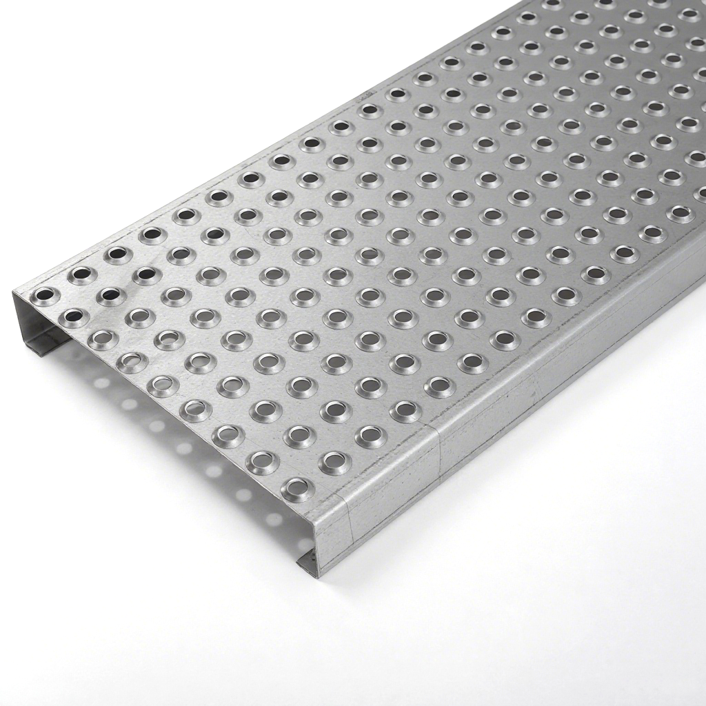 Raised Fish Eye Shape Hole Anti Slip Plate