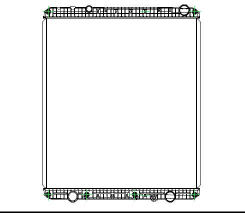 xd9341 freightliner Cascadia radiator fr550c