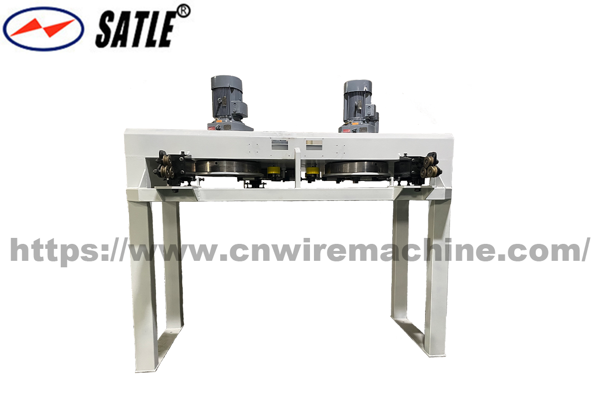 Plum blossom inverted wire take-up machine
