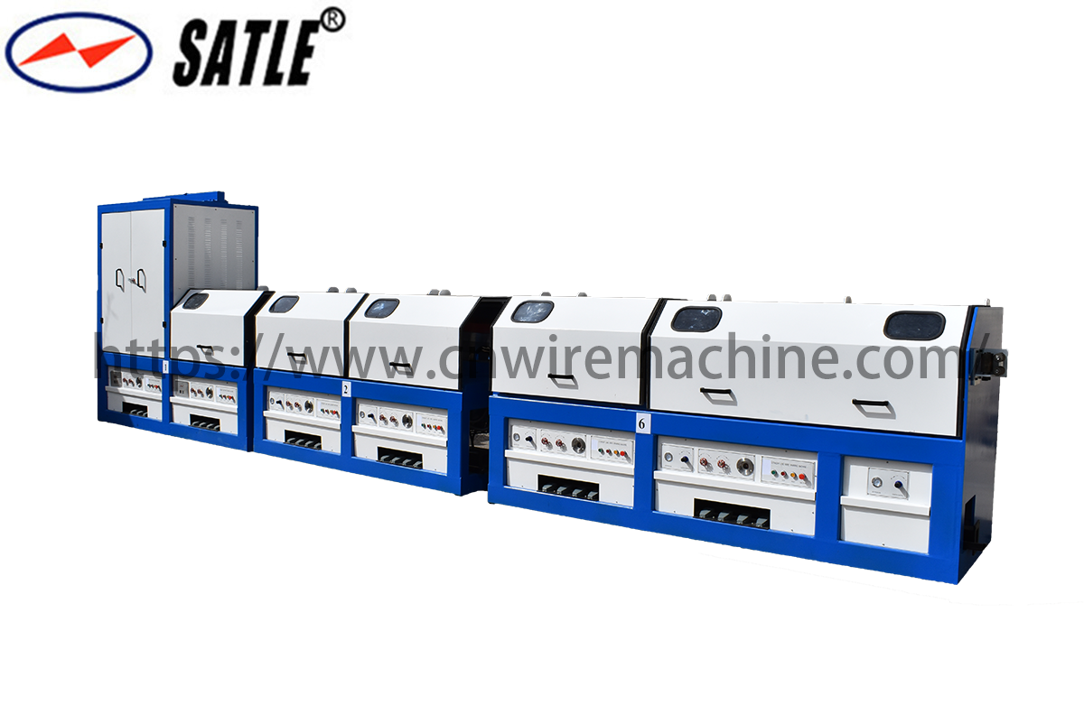 Automatic Straight line wire drawing machine