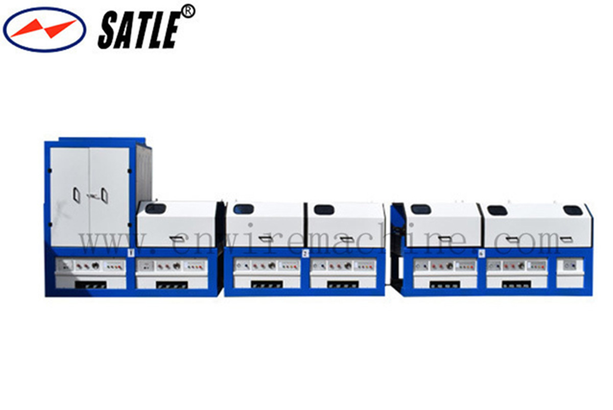 Straight line wire drawing machine