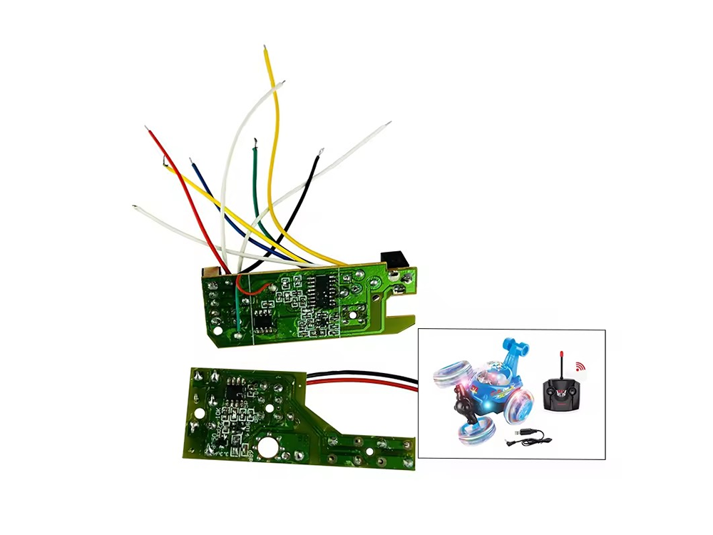 customized pcb pcba circuit board, 4 way stunt car 24Ghz transmitter receiver pcb,pcba, toy for children.