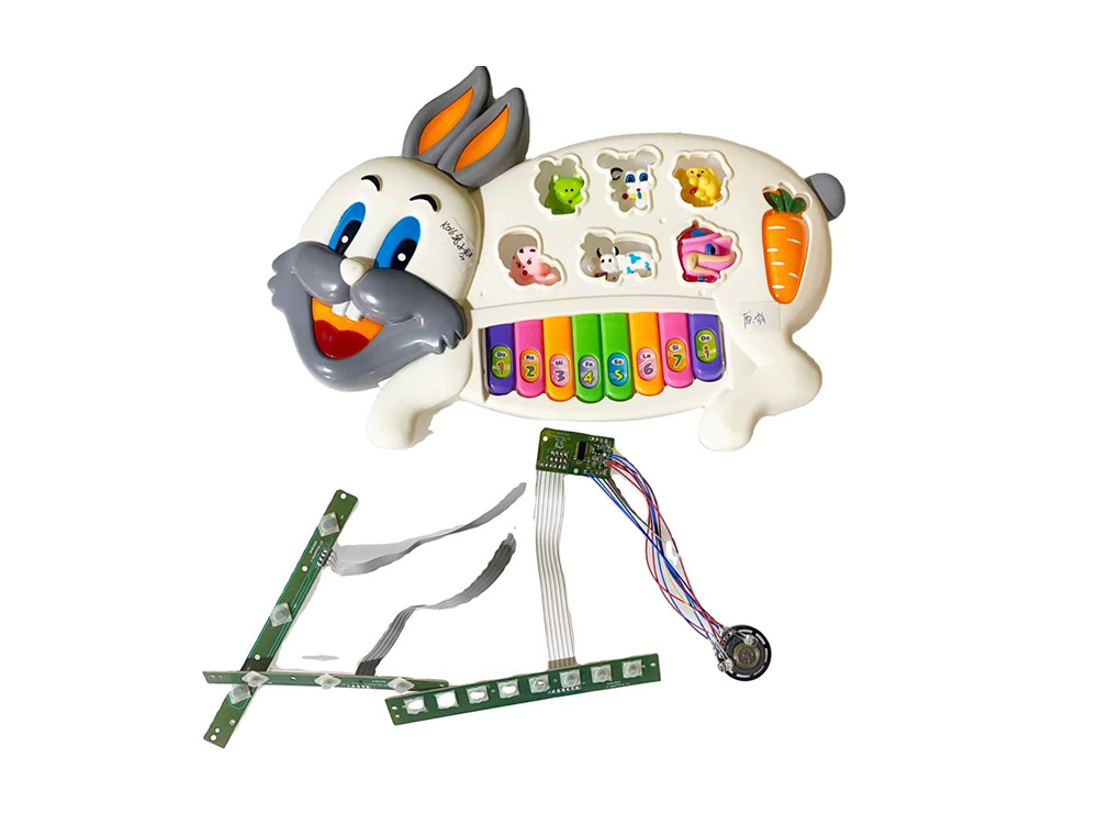 customized rabbit piano pcb circuit board integrated circuit board oem cob led electron board toy pcba manufacturer
