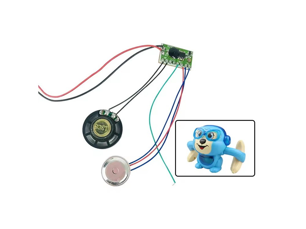 Customized Rolling Monkey toy pcb circuit board with speaker by manufacturer toy pcba electron board supplier