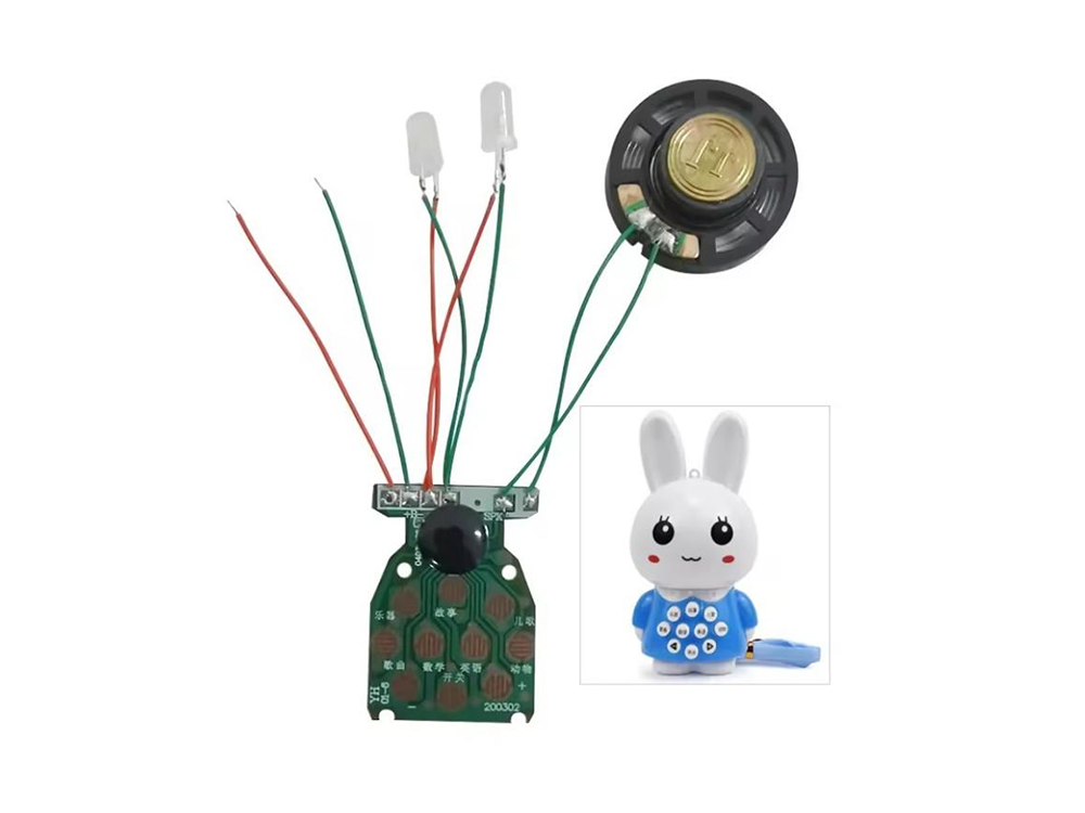 customized rabbit machine PCB for Children's Learning electric bear early education story toy pcba