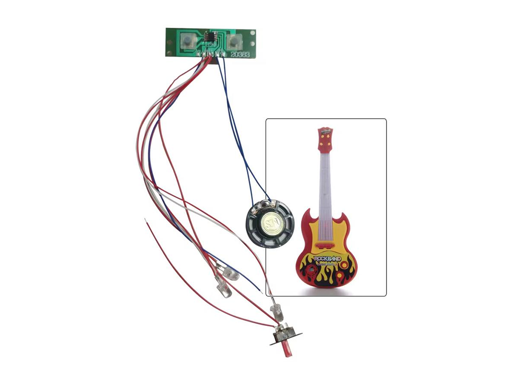 customized children Electric Music Guitar Printed Board OEM Toy PCBA Customization