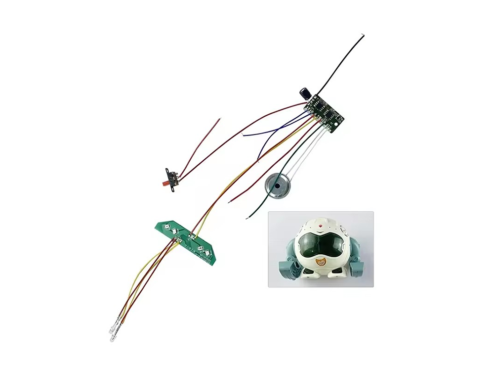 Customized Rolling robot toy pcb circuit board with speaker by manufacturer toy pcba electron board supplier