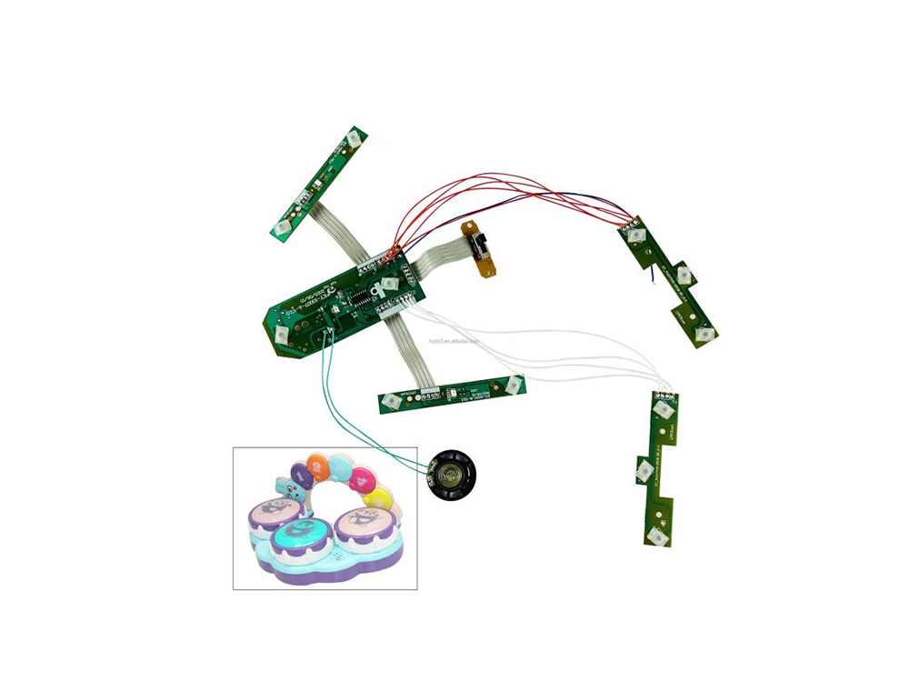 Wholesale beating Drum Toys COB Board Voice LED Sensor Circuit Board Recording IC Chip manufacturer