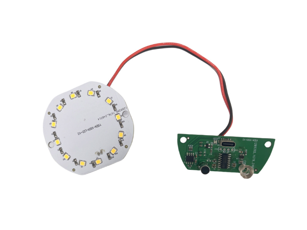 Voice control switch LED lights with touch module
