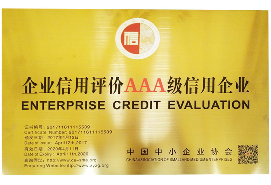 AAA Credit Certificate (366)