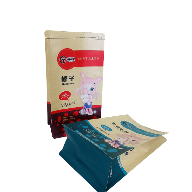 Hazelnut Eight-Sided Seal Packaging Bag