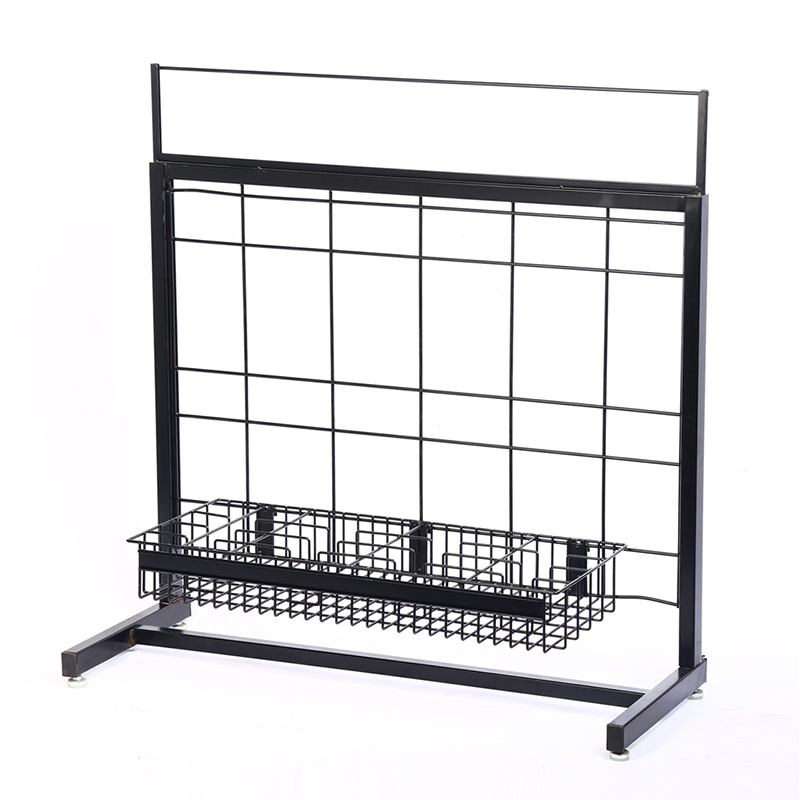 Mesh grid wire basket POP display