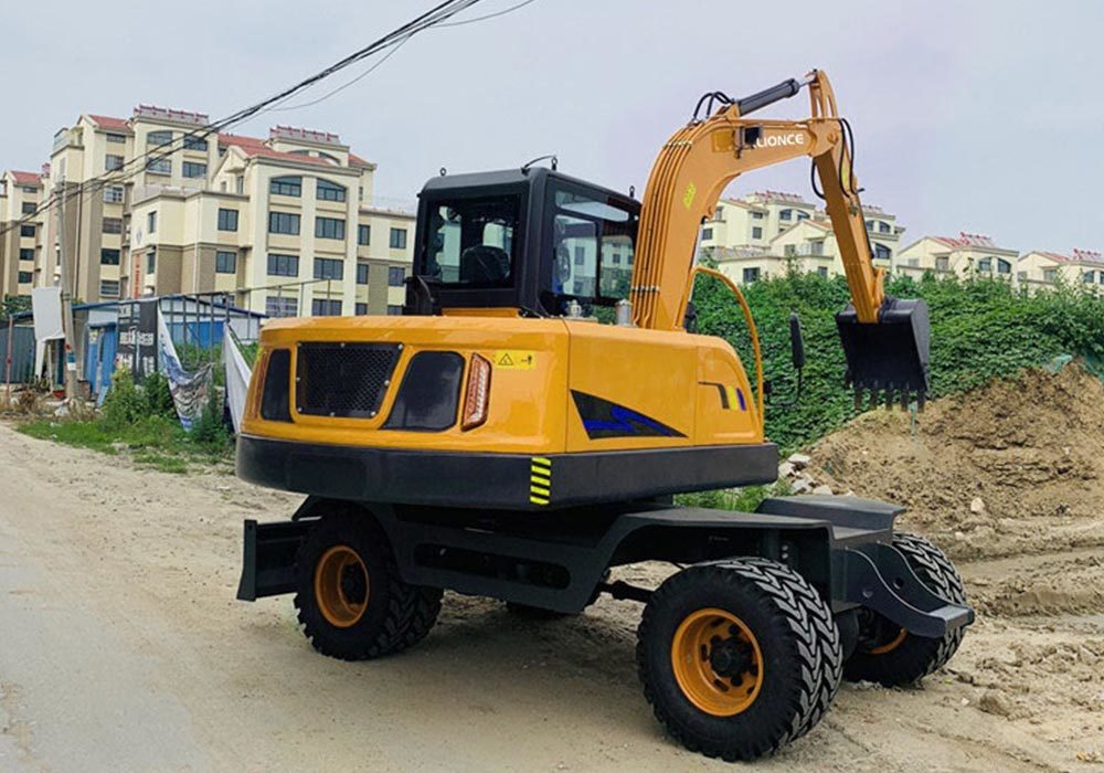 LK85 Wheel Excavator price