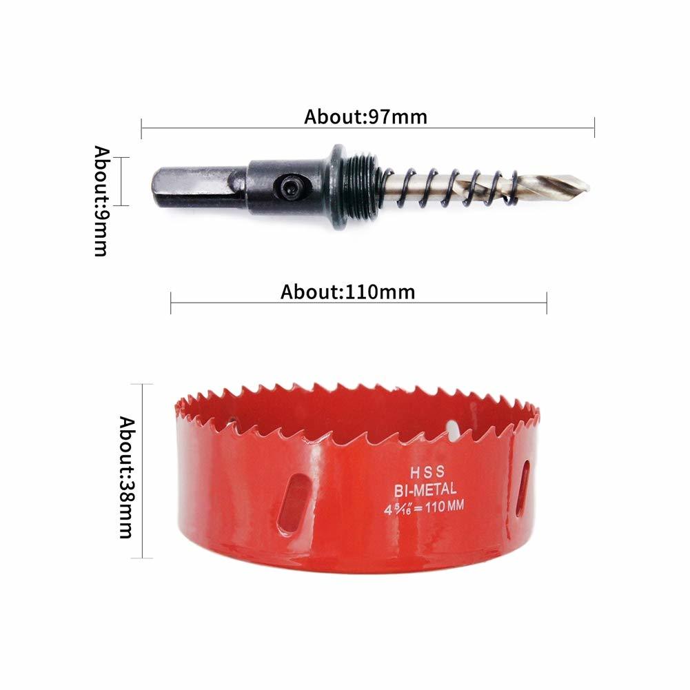 HSS Bi-Metal Hole Saw and Cutter for Wood Plastic Drywall,Metal Sheet