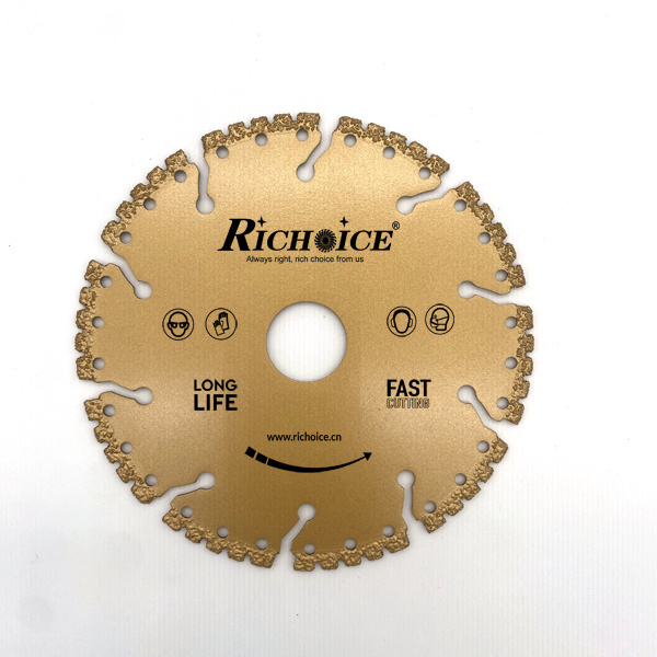 230mm Vacuum Brazed Diamond Saw Blade Multi-Purpose Demolition Cutting Blade Steel Metal Stone Cast Iron Rebar All Purpose Vacuum Brazed Diamond  Blade