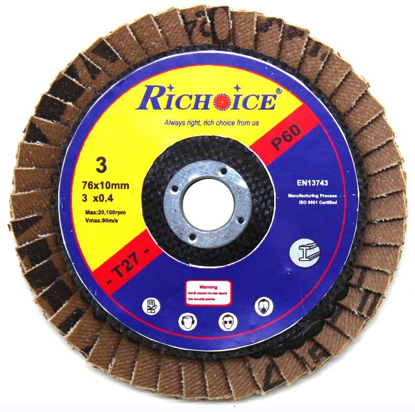 76mm mini flap disc for Li-power machine 76mm Li-power Flap Disc