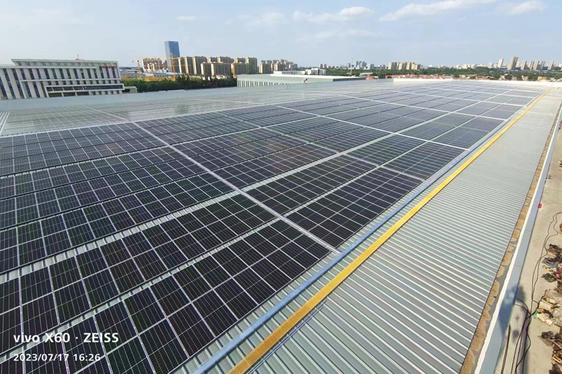 Shandong Weifang Industrial and Commercial 19.14MWP distributed photovoltaic power generation project EPC general contracting project, the project has been fully connected to the grid in September 2023.