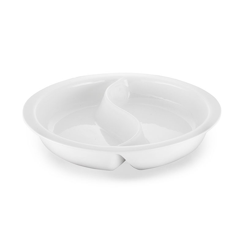 Round Porcelain Pan (Divided)