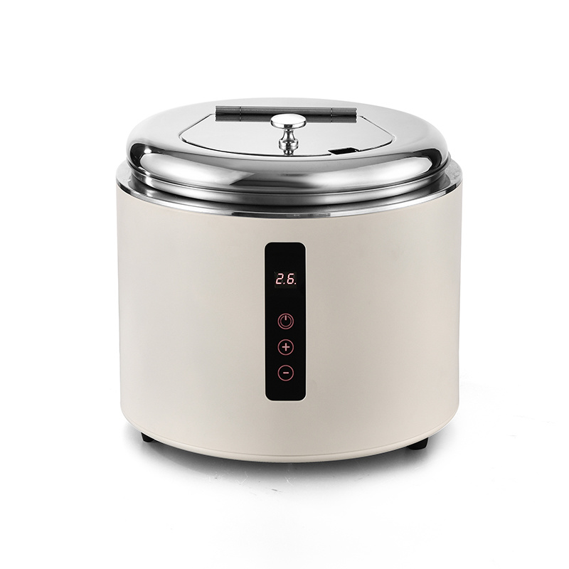 Eletric Steel Soup Kettle - White coating