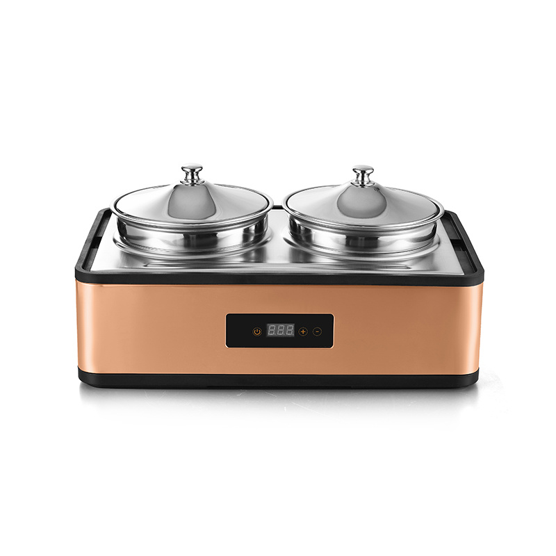 Electric Rectangular Soup Station - Rose gold