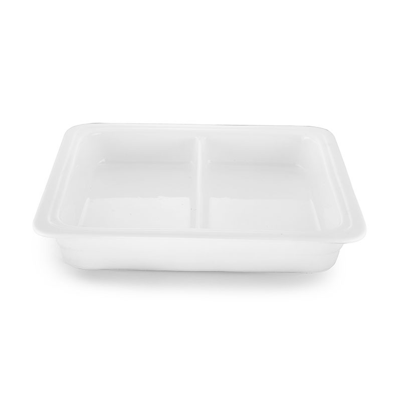 Porcelain Pan GN 2/3 (Divided)