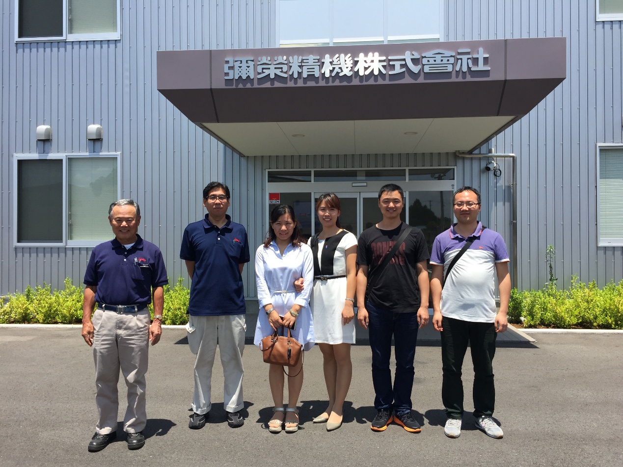 2015 Japanese IYASAKA Precision Machinery training activity