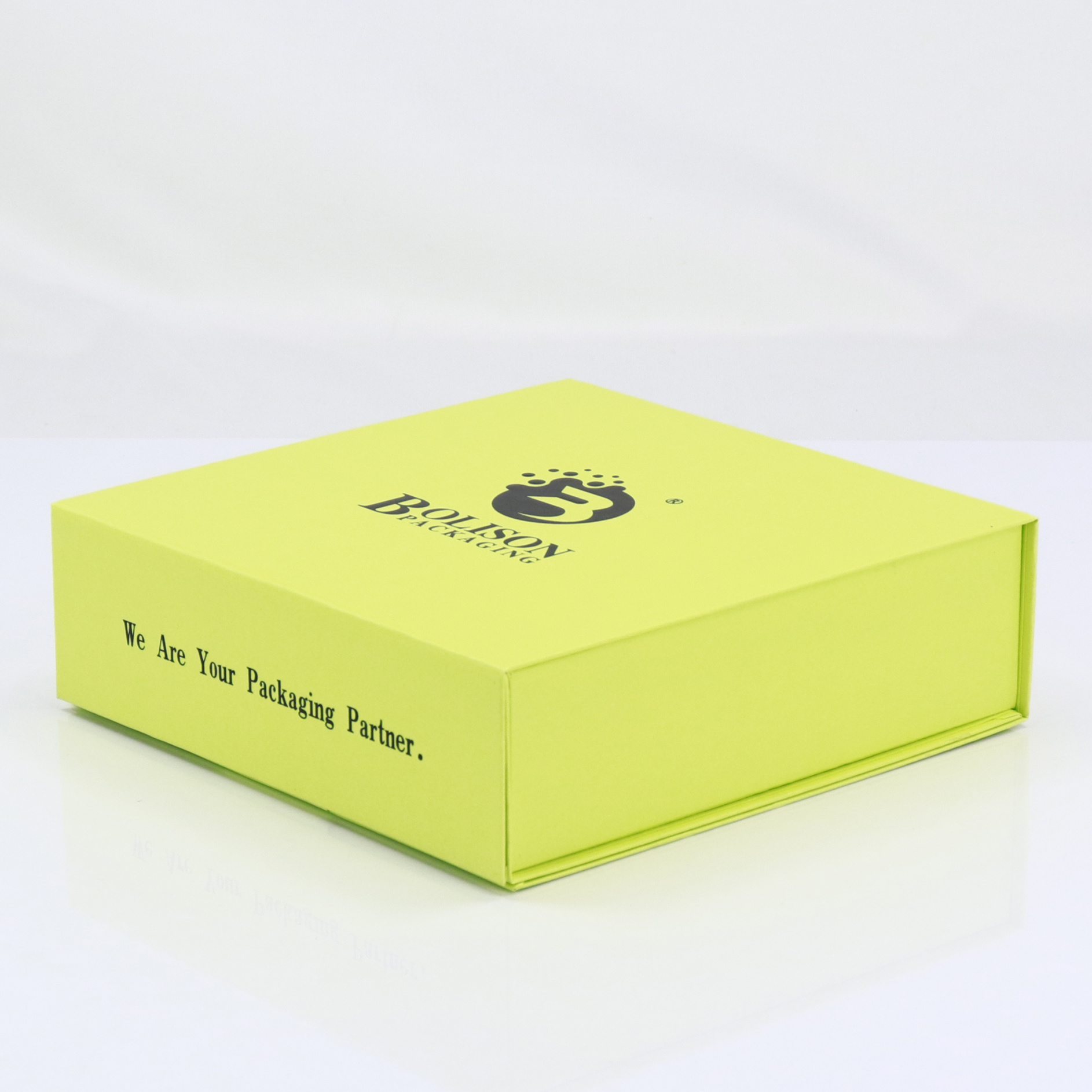Yellow paper box