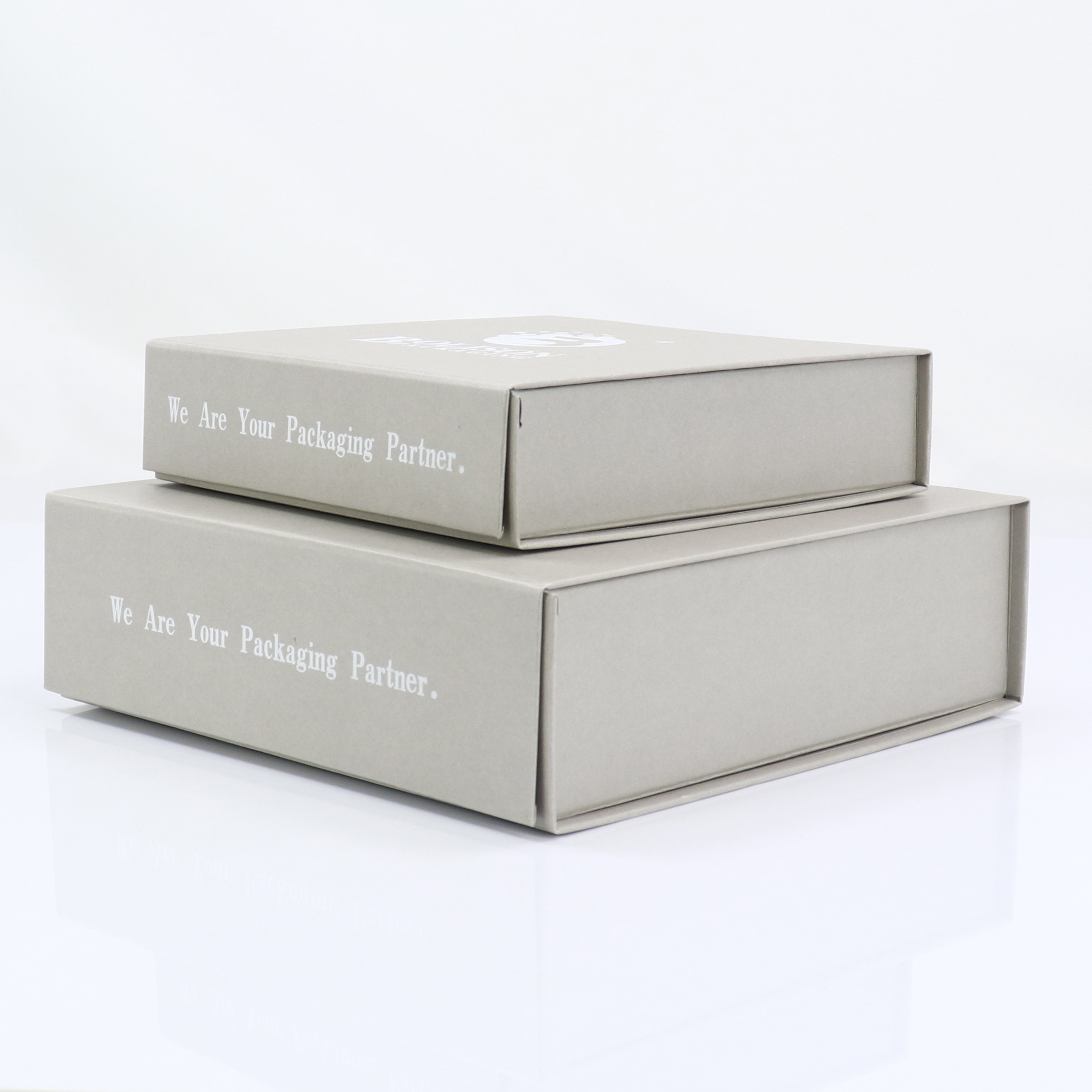 Grey paper box