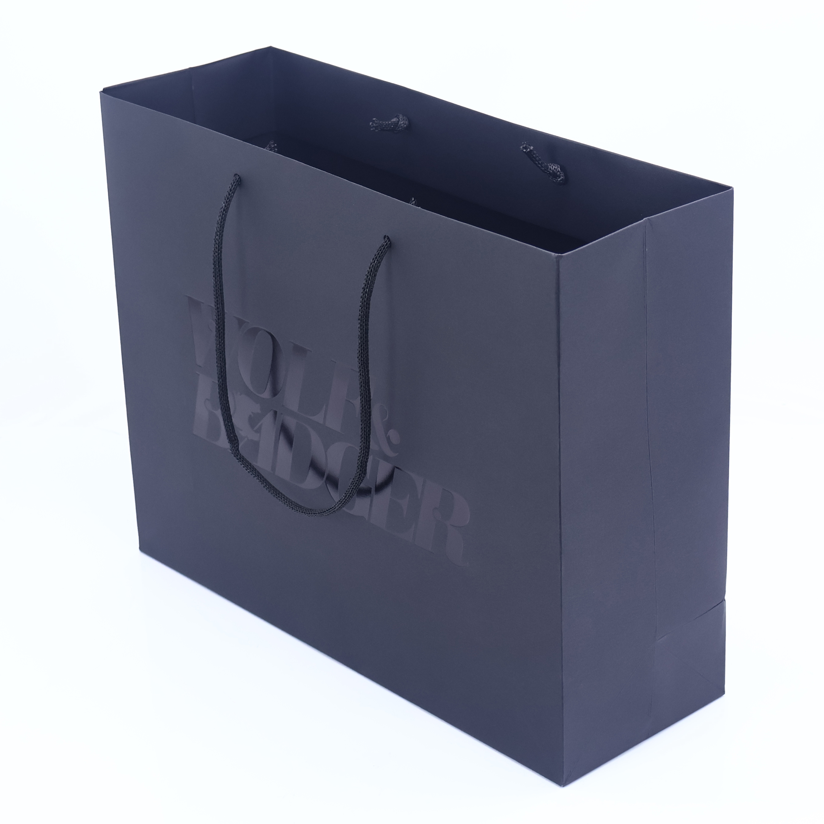 Black paper bag