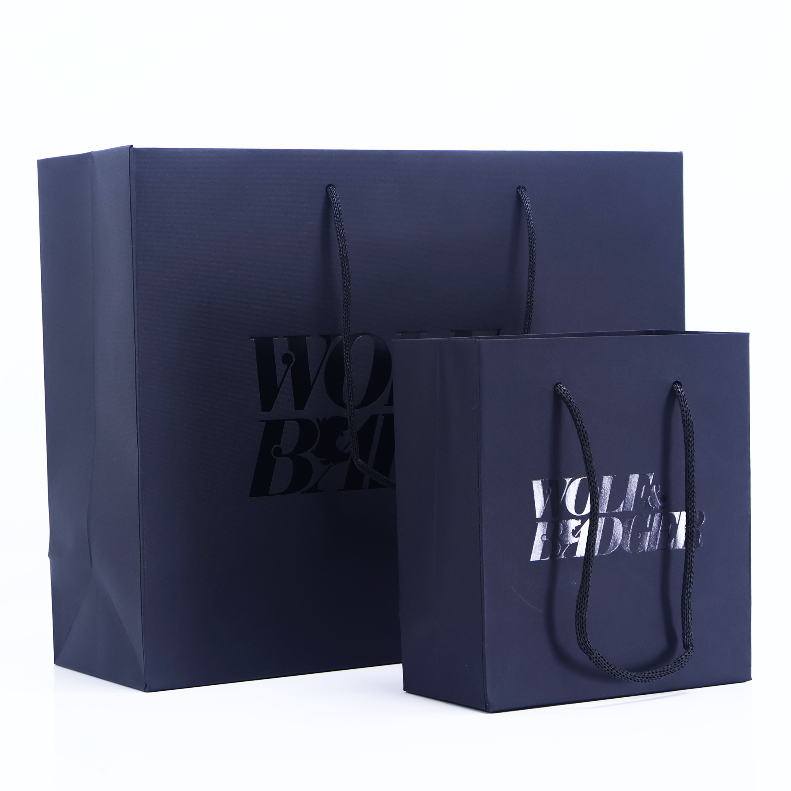 Black paper bag