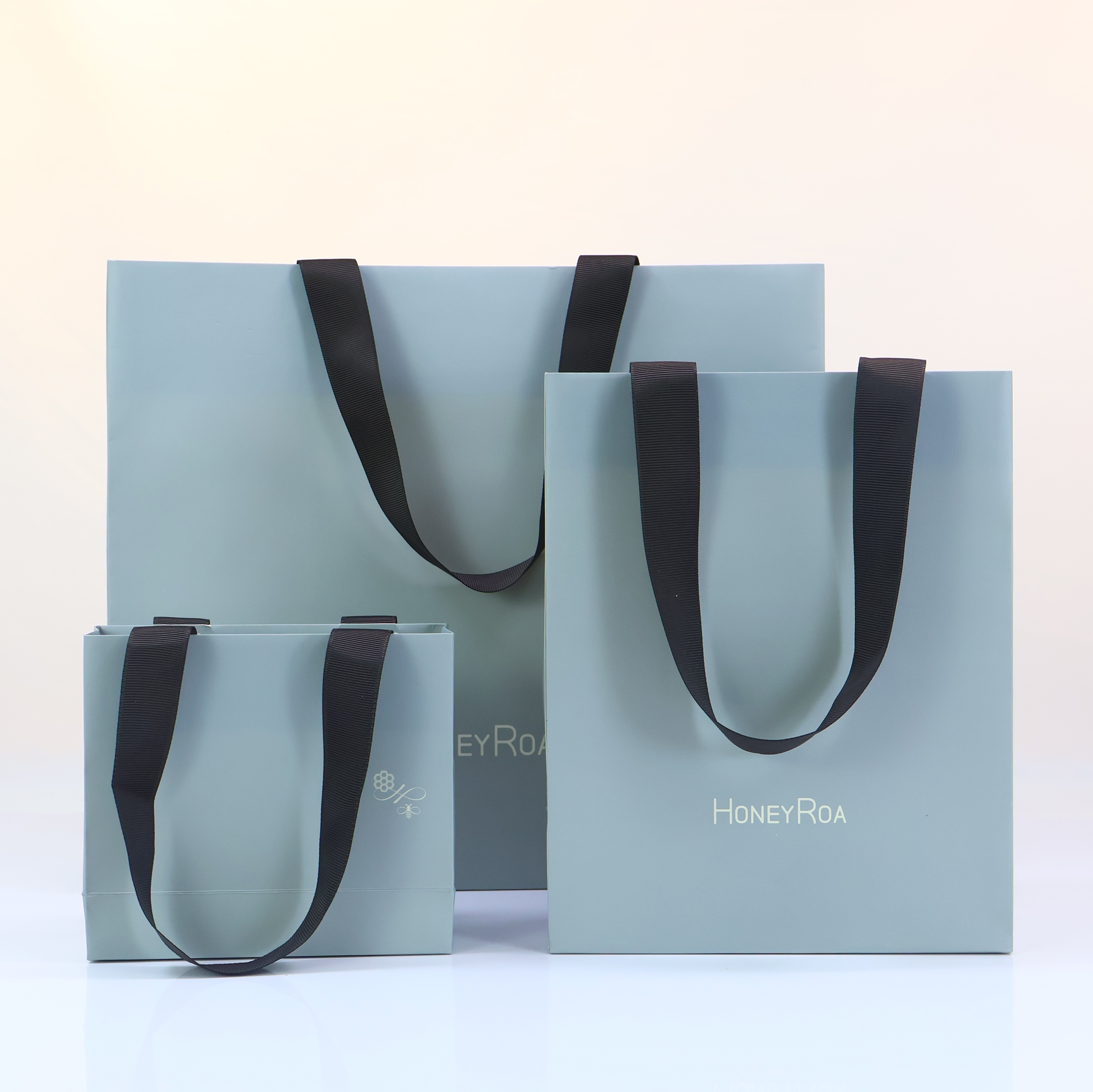 Custom Your Own Logo Cosmetics Clothing Wedding Gift Packaging Brown Shopping Thank You Paper Carry bags