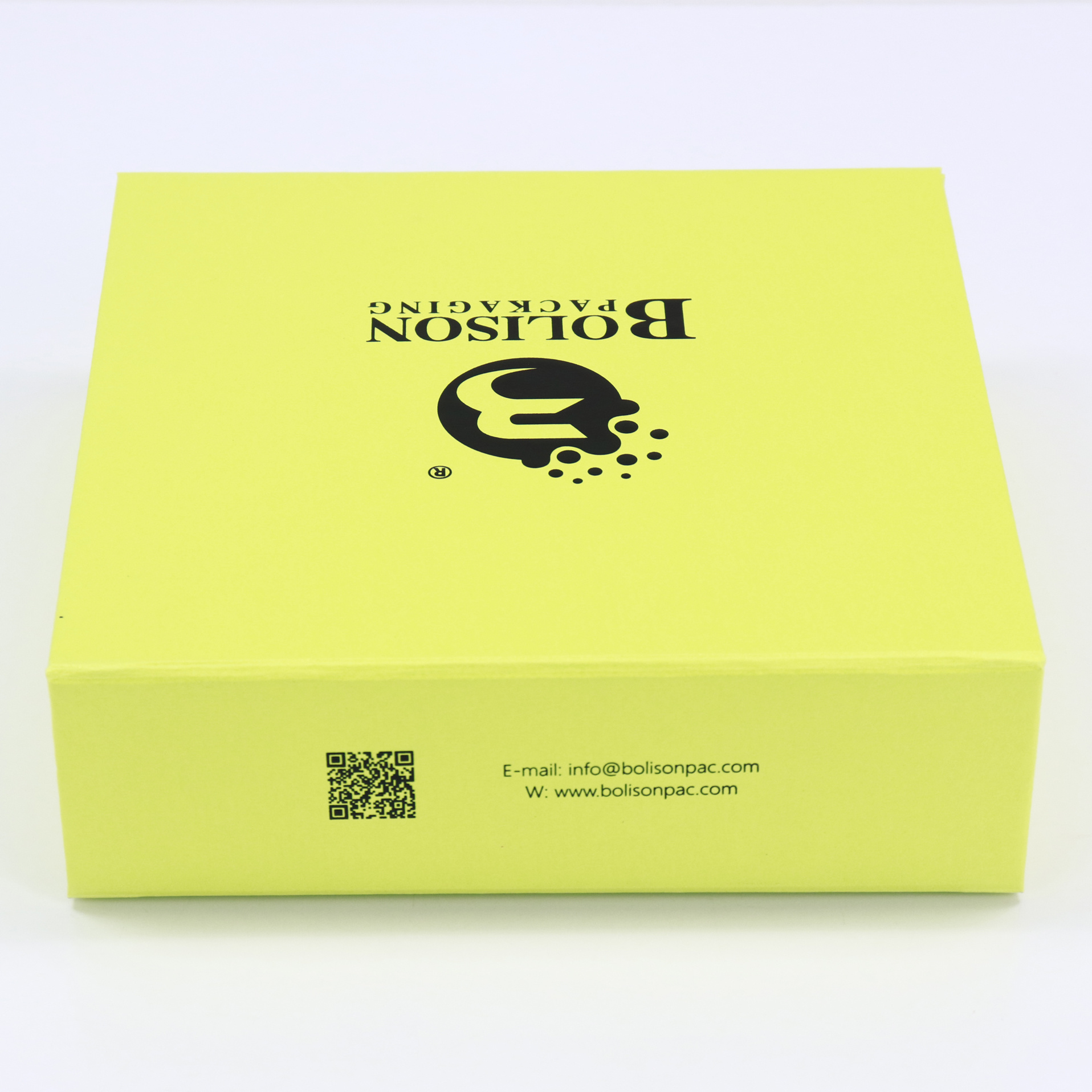 Yellow paper box
