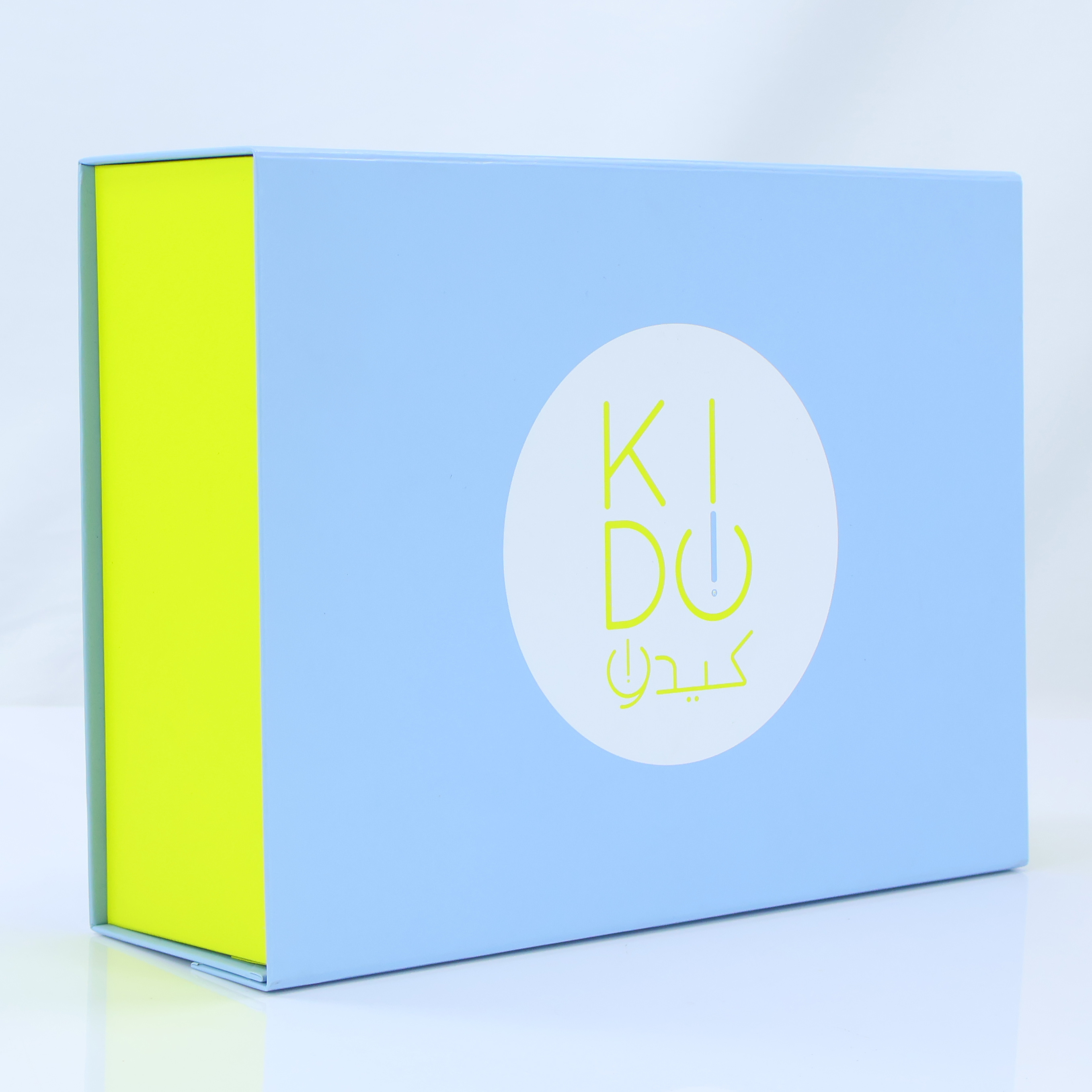 Blue paper box