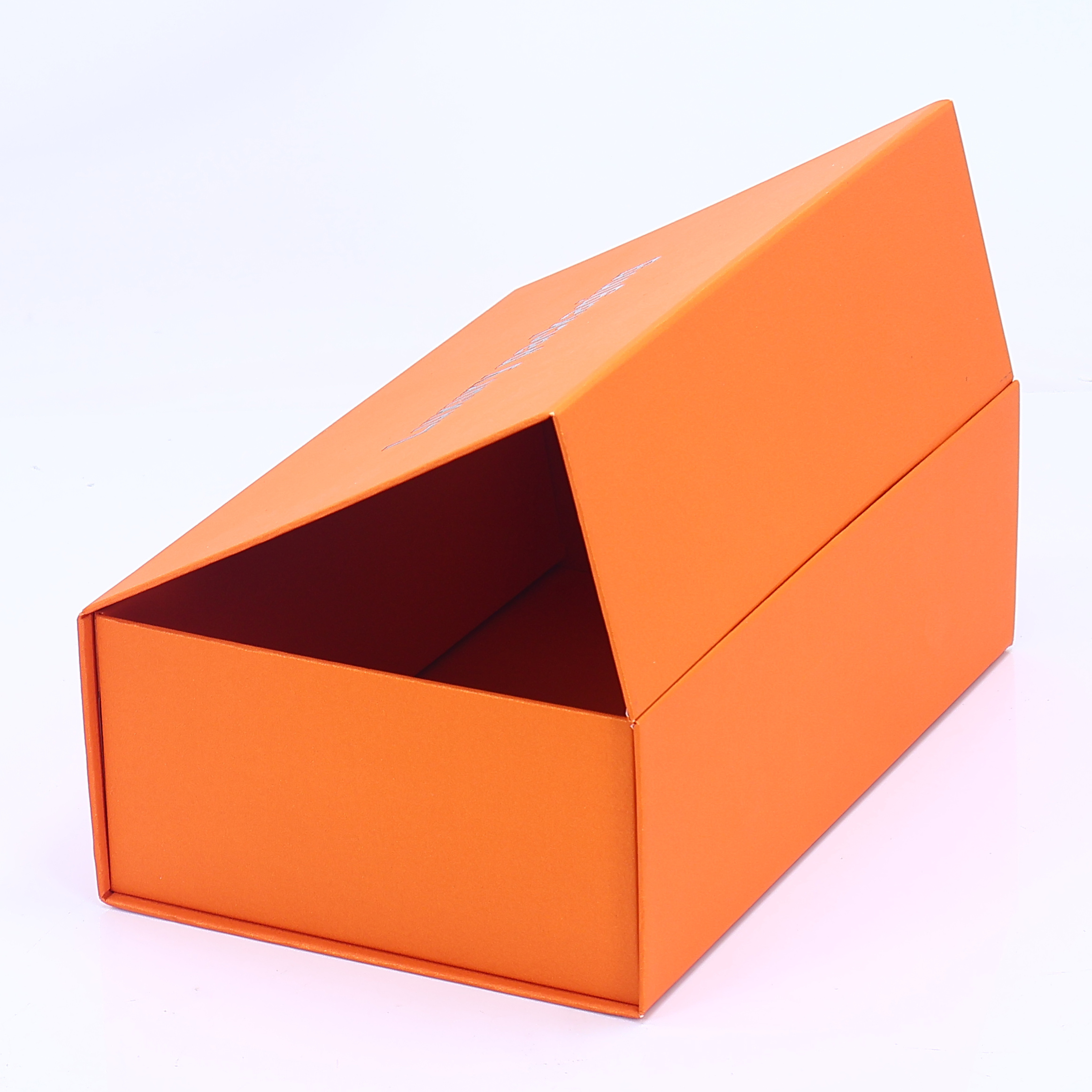 High quality carton custom Recyclable Gift Rectangle Food orange Retail Store Packaging Rigid folding bread Paper Boxes