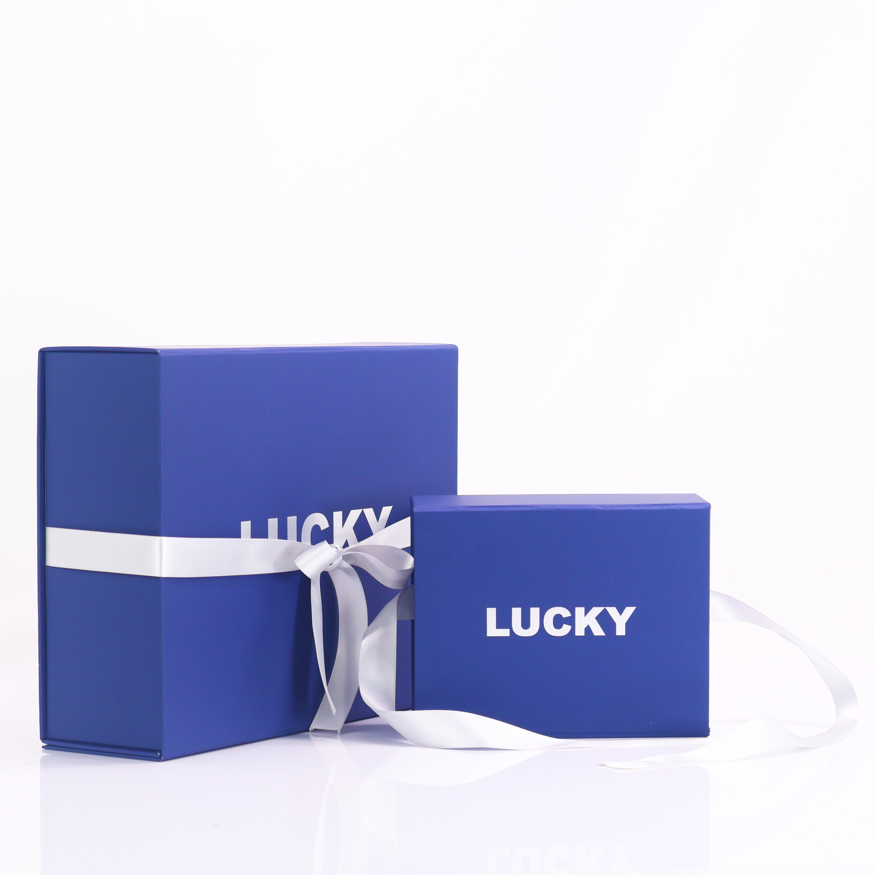 Blue paper bag
