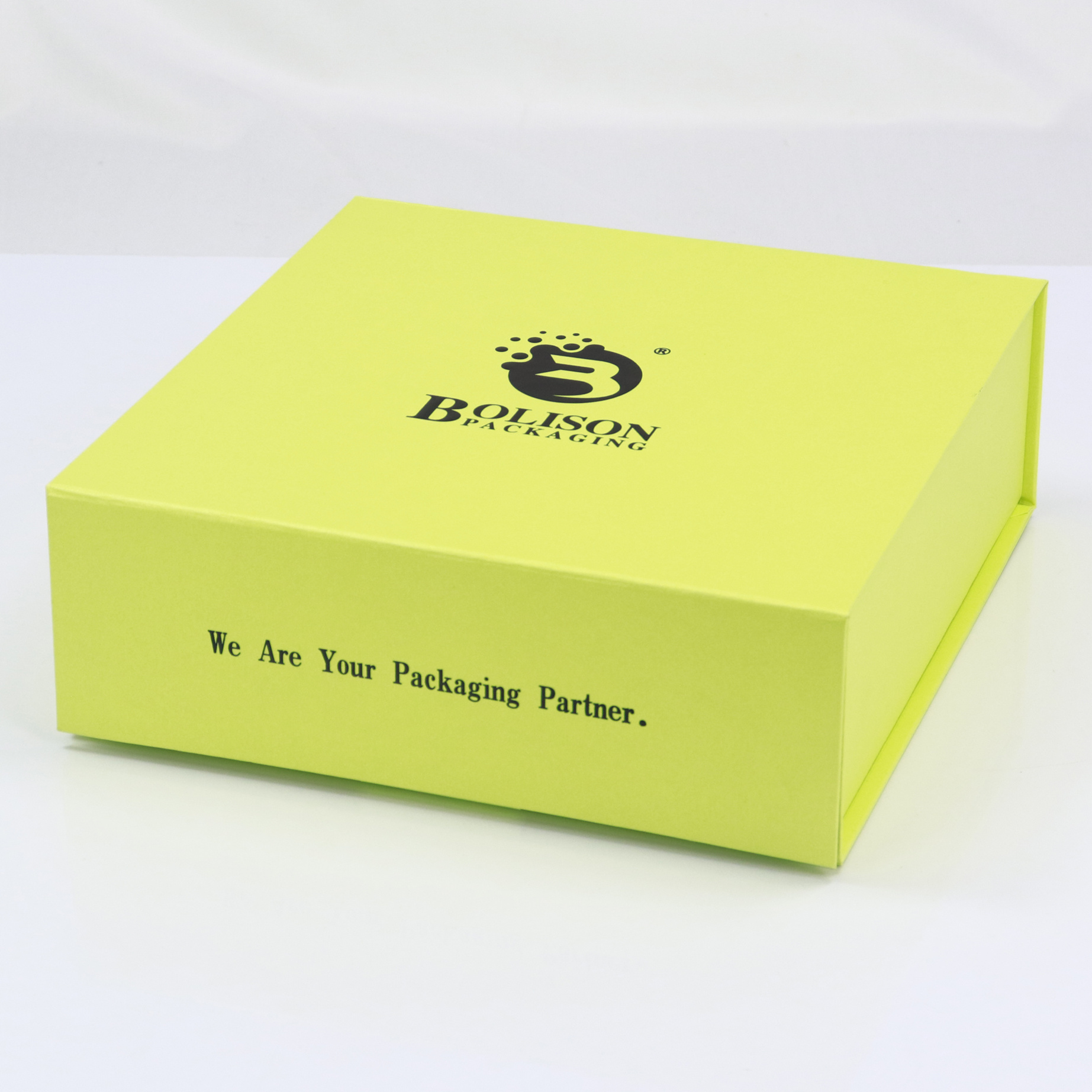 Yellow paper box