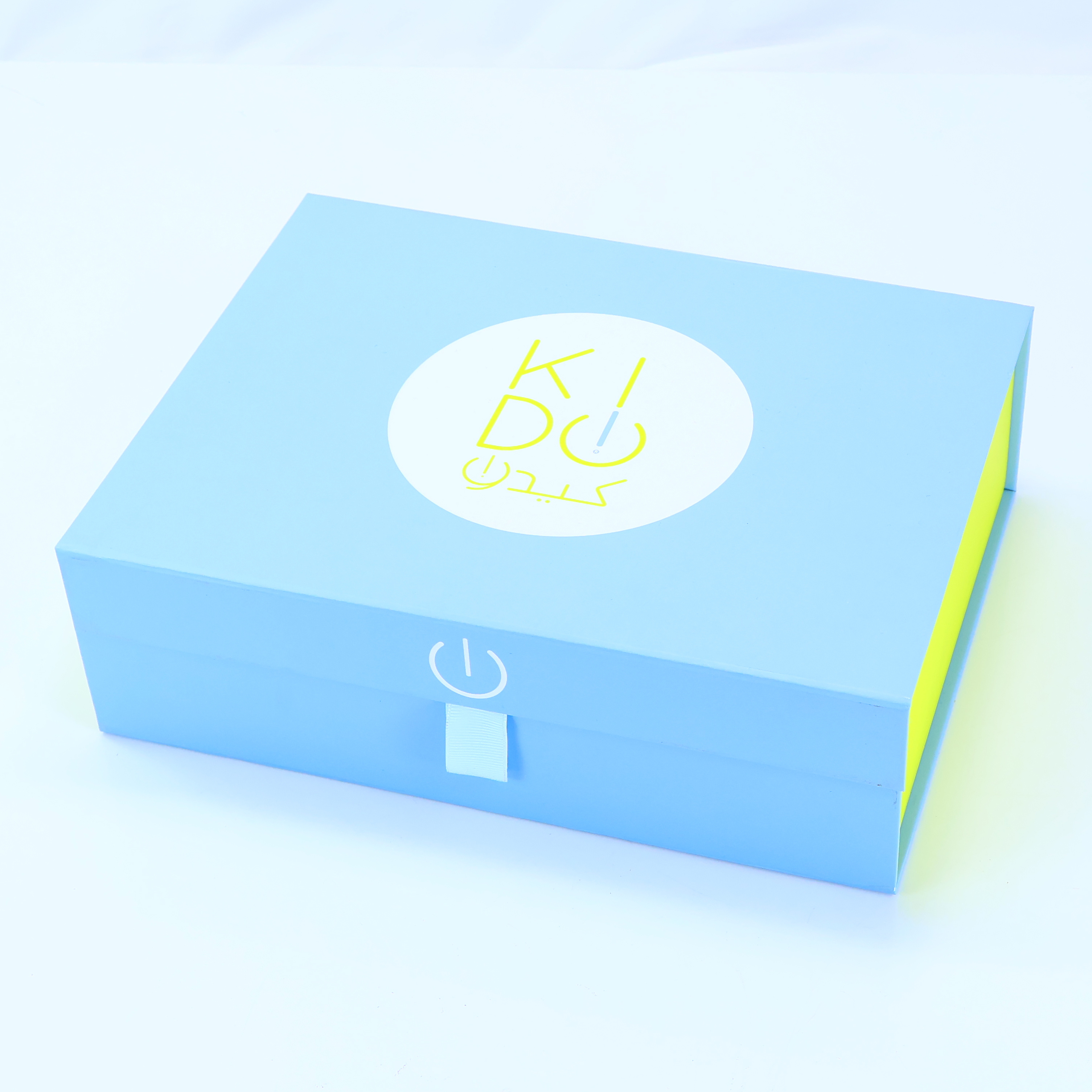 Blue paper box