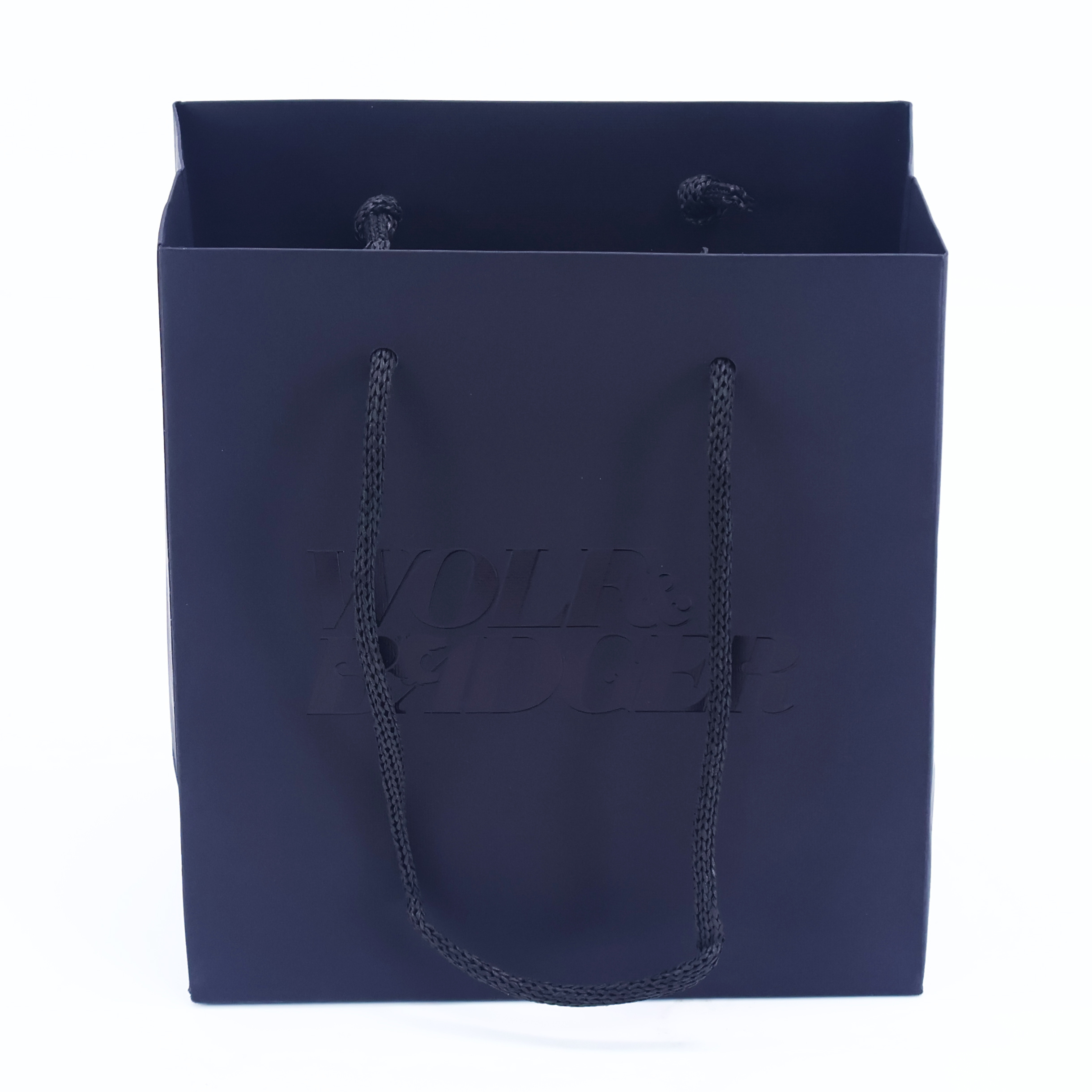 Black paper bag