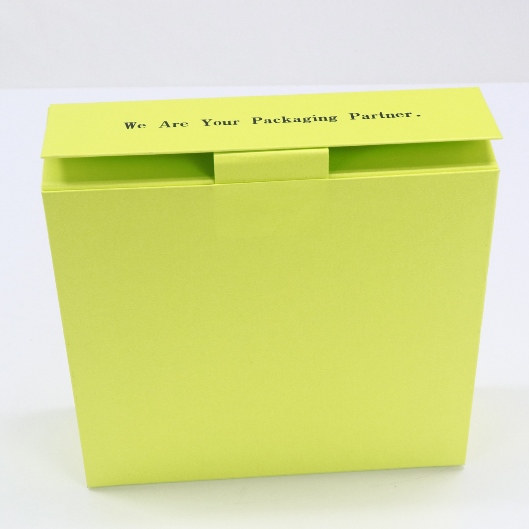Yellow paper box