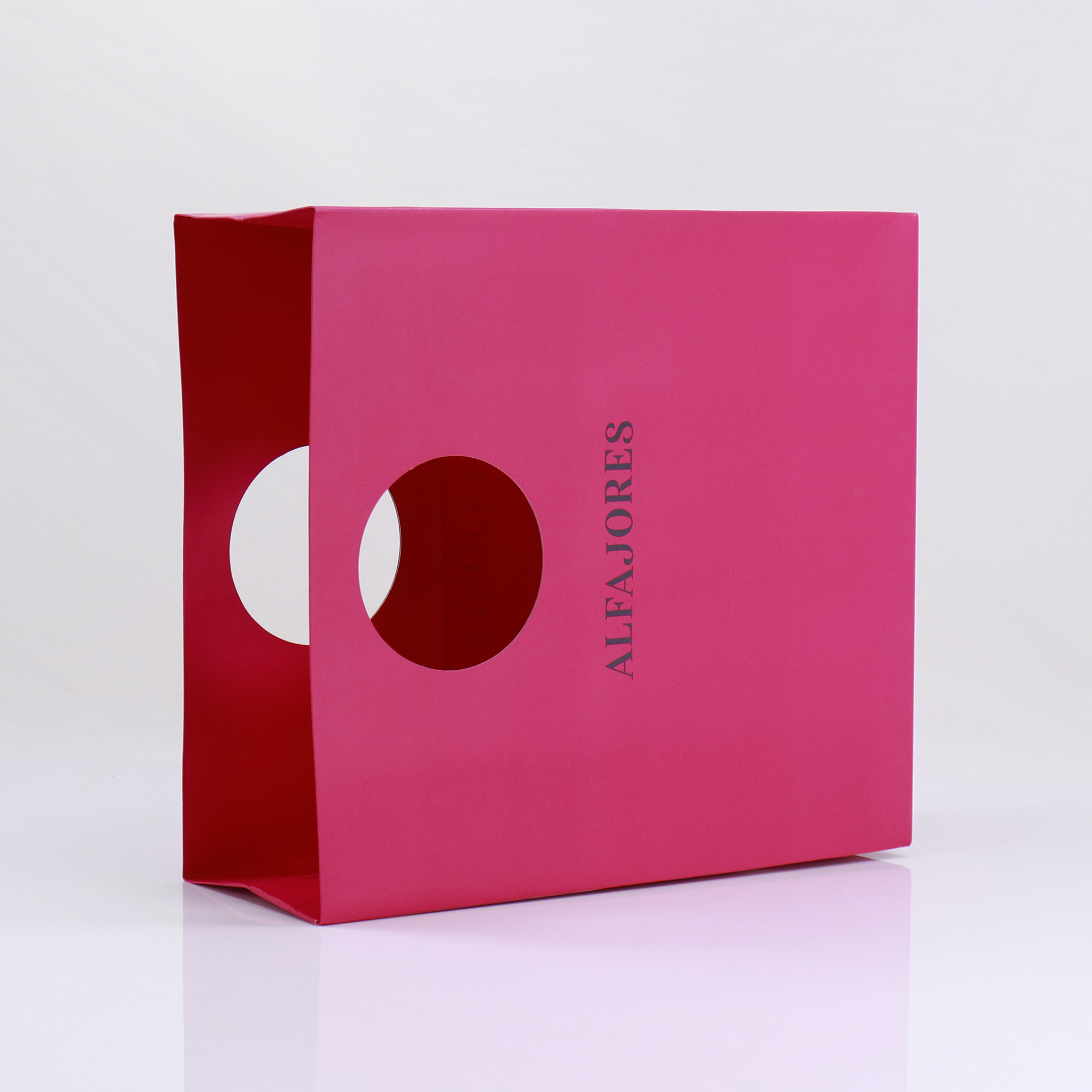 Latest Stylish packaging Printing design shopping circular die-cut handle gift custom logo luxury Food bread cookie Paper Bags
