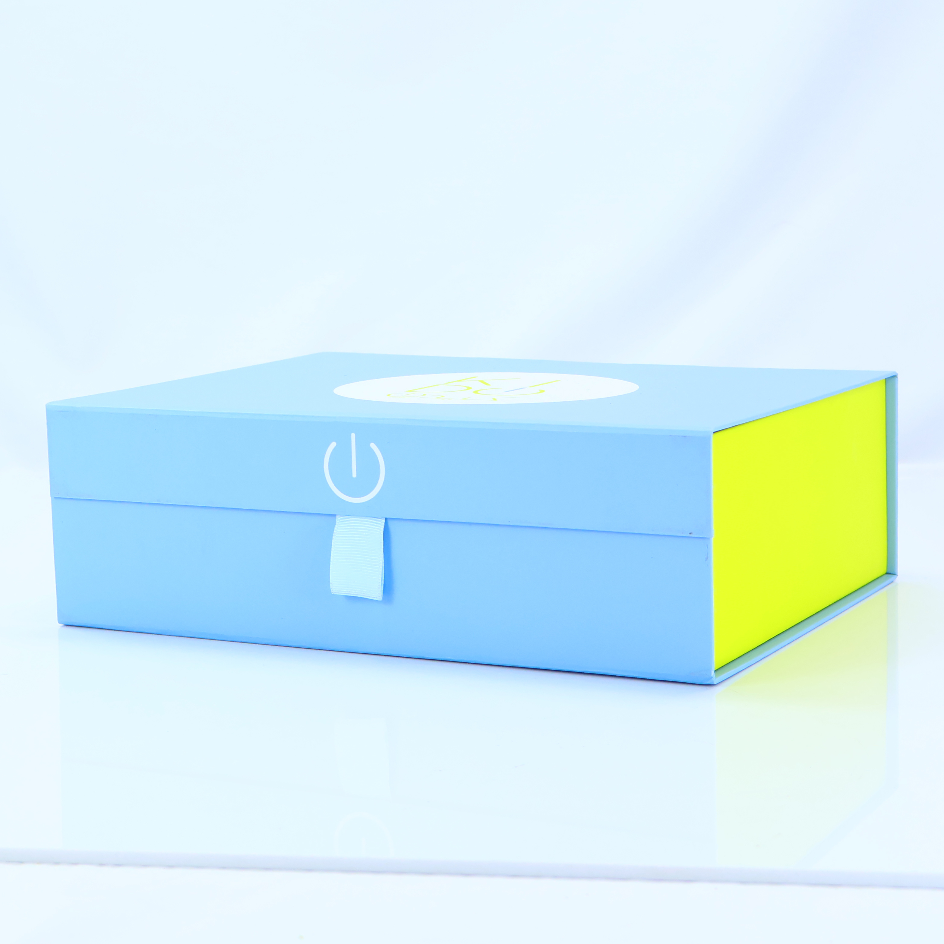 Blue paper box
