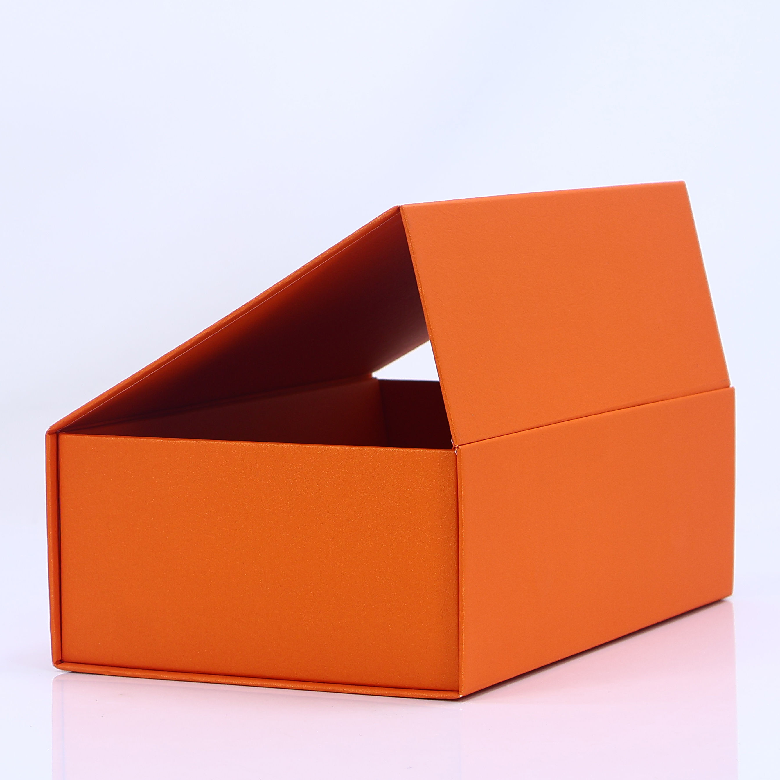 High quality carton custom Recyclable Gift Rectangle Food orange Retail Store Packaging Rigid folding bread Paper Boxes