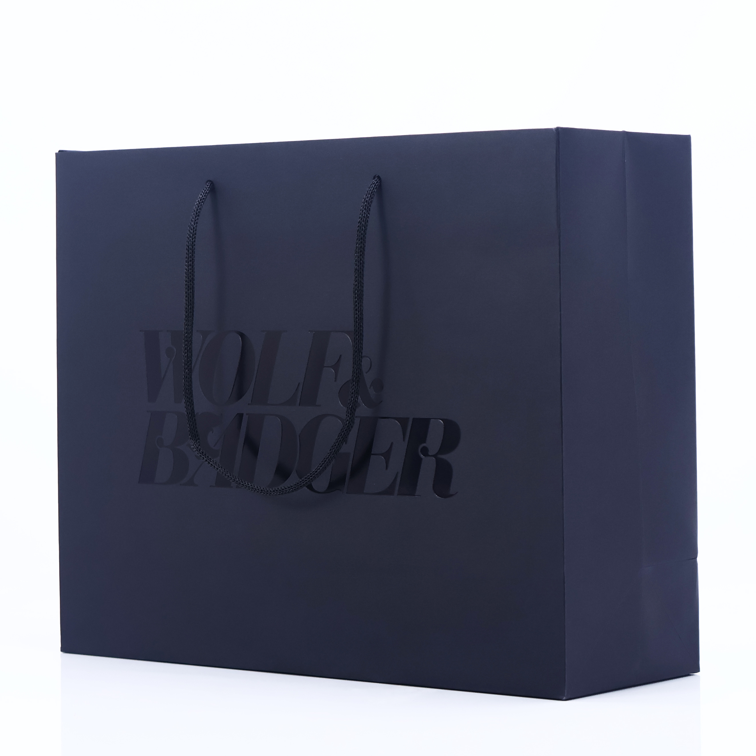 Black paper bag