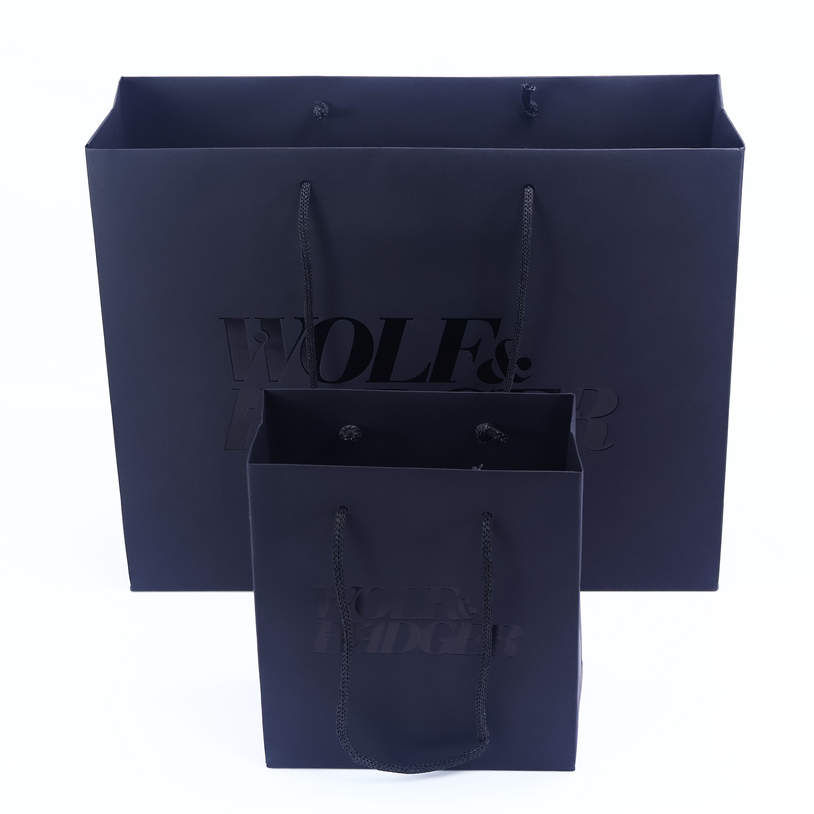 Black paper bag
